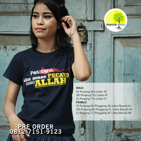 Kaos Bahasa Palembang
